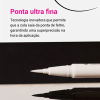 Cola para cílios Delineadora Easy Pen - cor preta Kiss New York
