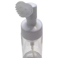 Frasco Pump Espumador com escova de silicone formato coração