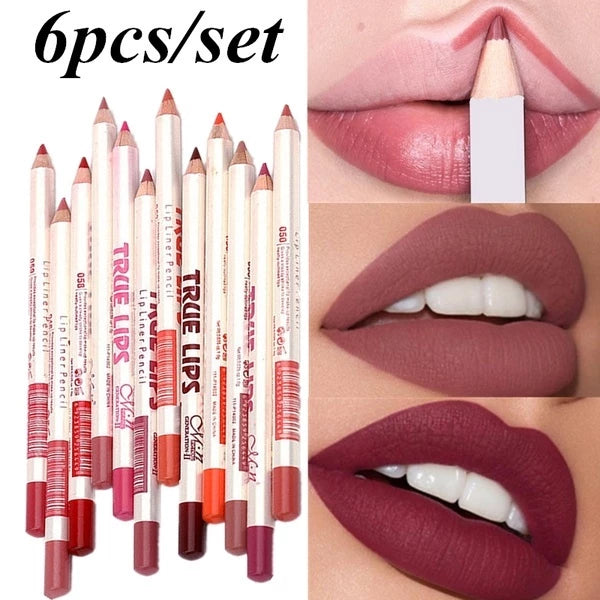 Lapis labial Lipliner - 6 unidades