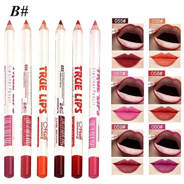 Lapis labial Lipliner - 6 unidades